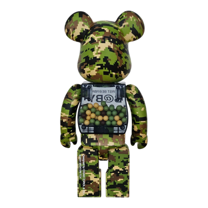 My First Bearbrick Baby Digital Camo Version 100%+400% Rückseite