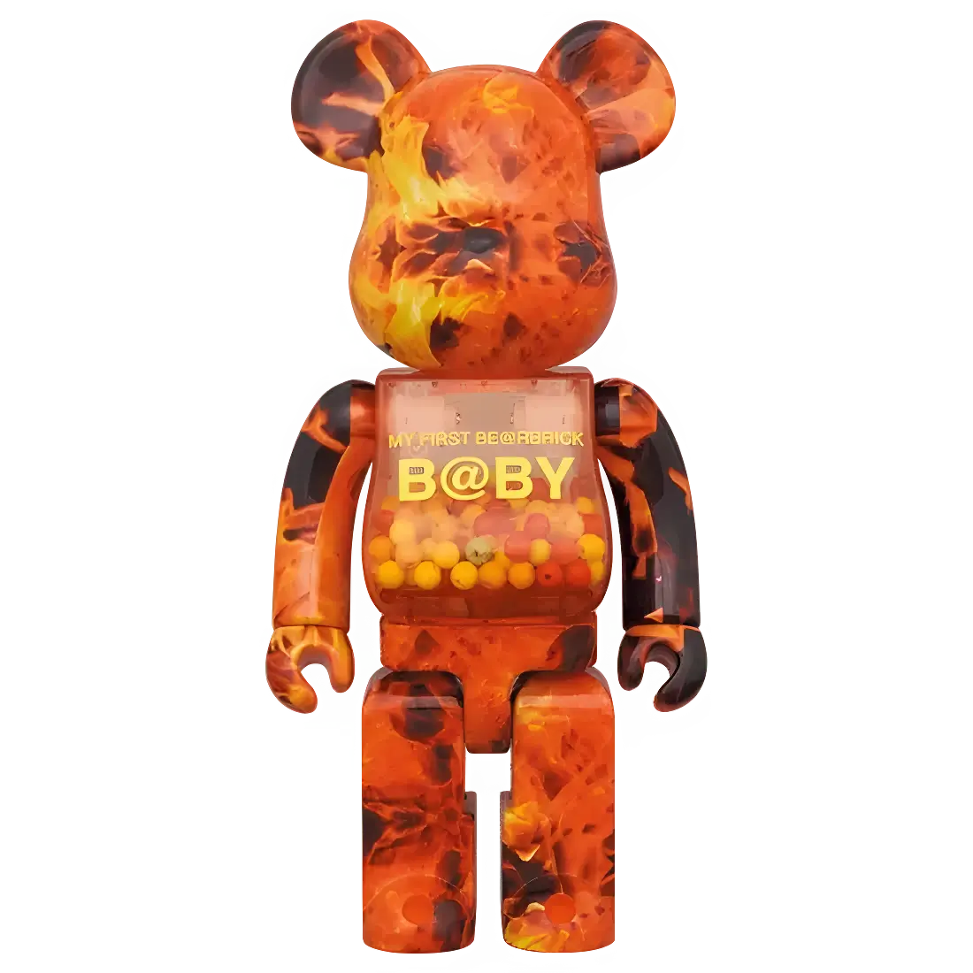 MY FIRST BE@RBRICK B@BY Flame Version 100%+400% MY FIRST BE@RBRICK B@BY Flame Version 100%+400%