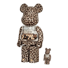 My First BE@RBRICK B@by Leopard Version (100%+400%)