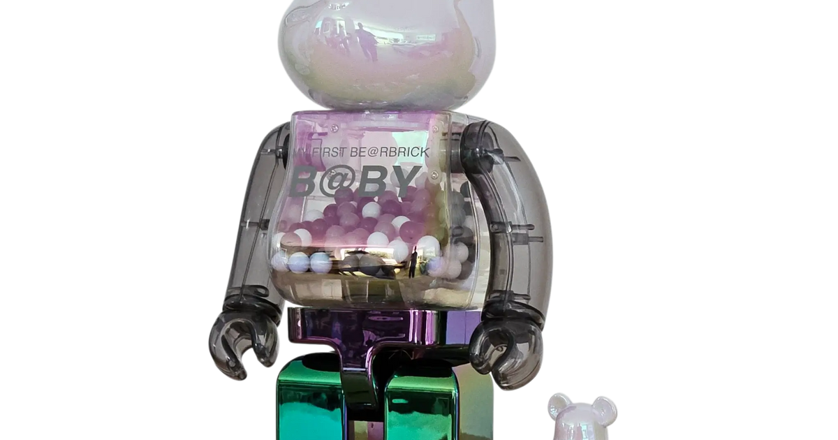 MY FIRST BE@RBRICK B@BY Mutant Version 100% + 400%