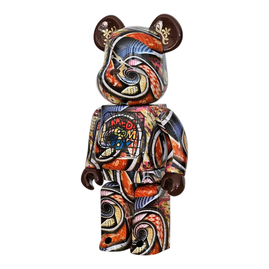 Bearbrick Medicom Toy Exhibition 2025 Commemorative Item 400% schräg