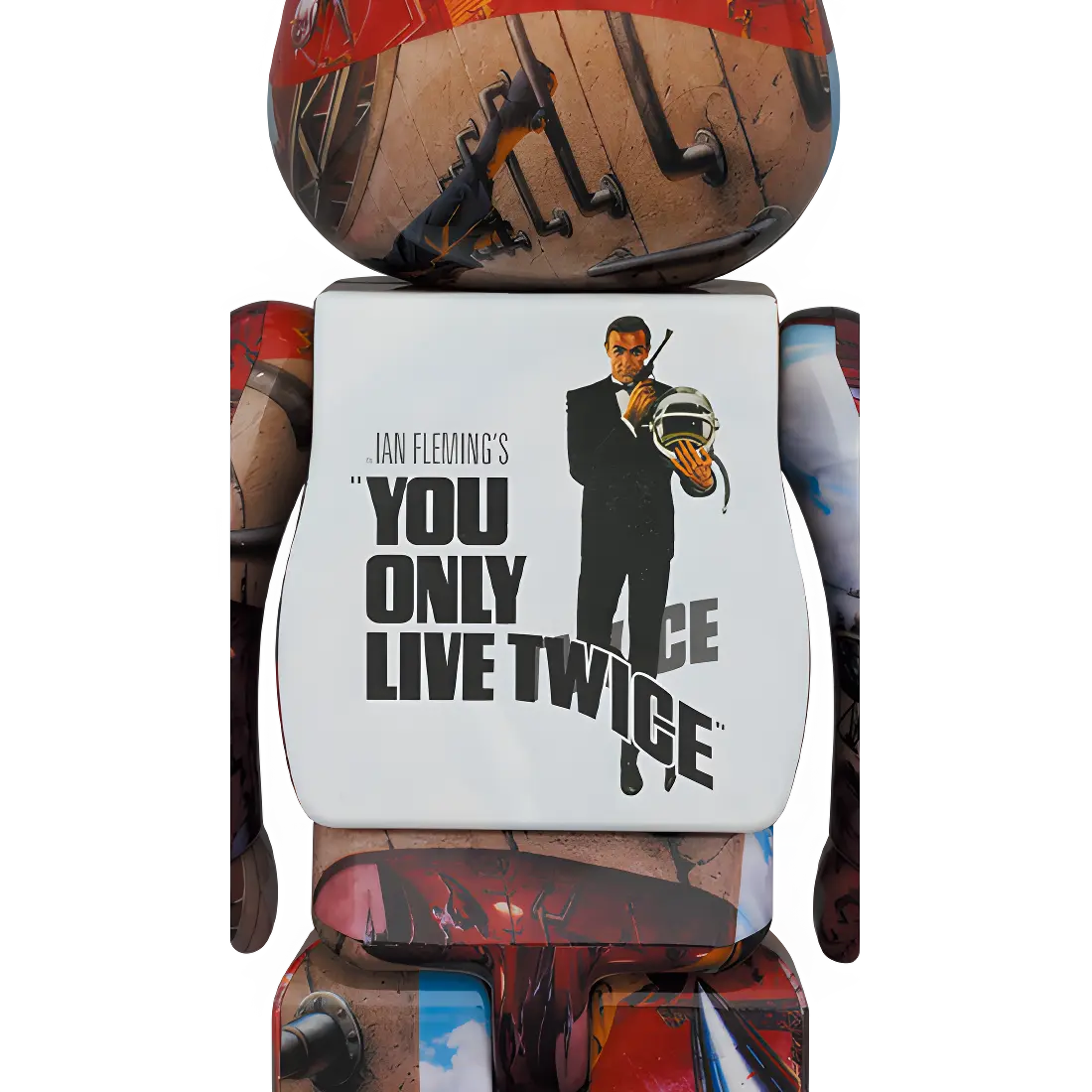 Bearbrick 007 "You Only Live Twice" 100%+400% Herstellerbild 4
