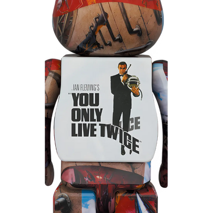 Bearbrick 007 "You Only Live Twice" 100%+400% Herstellerbild 4