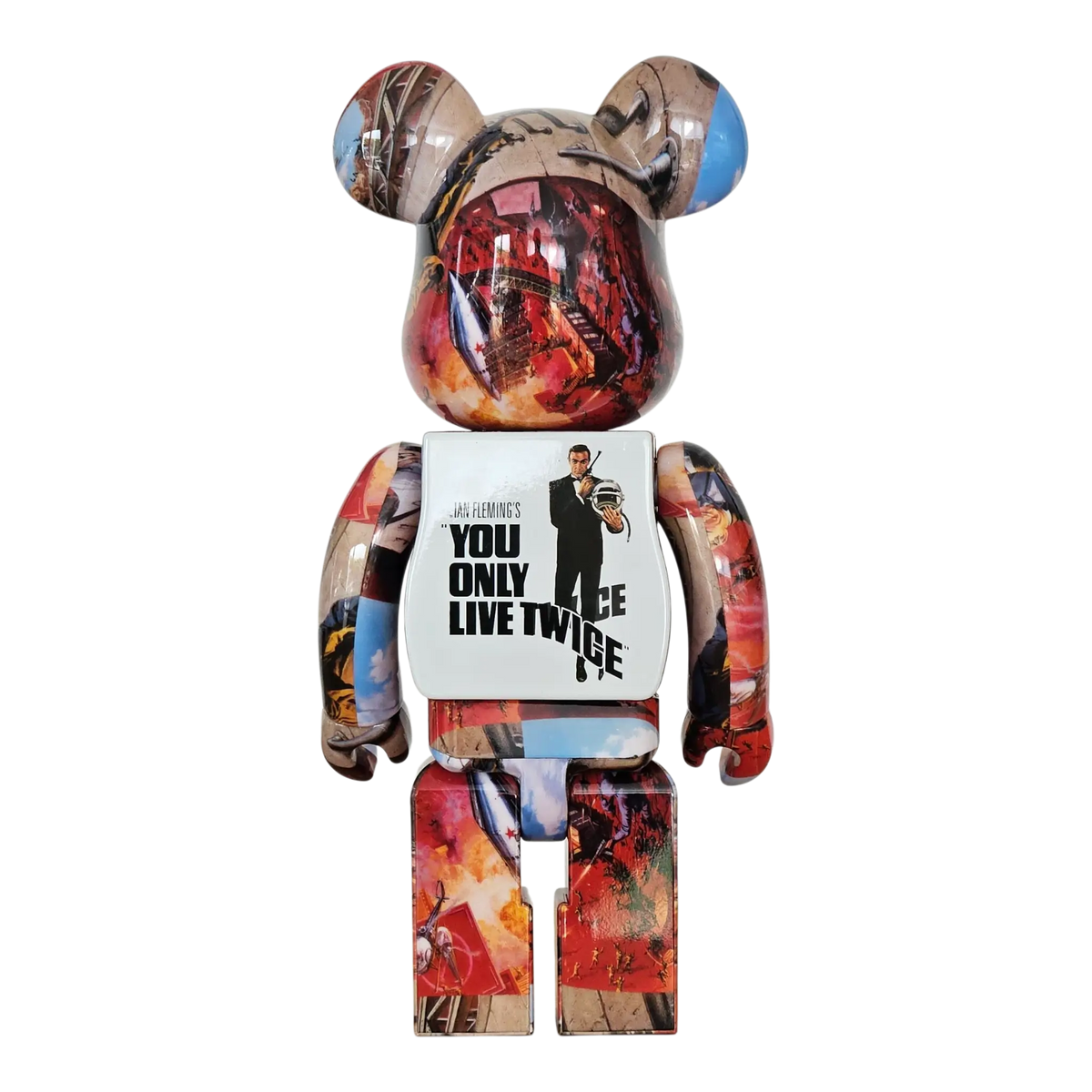 Bearbrick 007 "You Only Live Twice" 100%+400% Rückseite