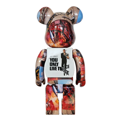 Bearbrick 007 "You Only Live Twice" 100%+400% Rückseite