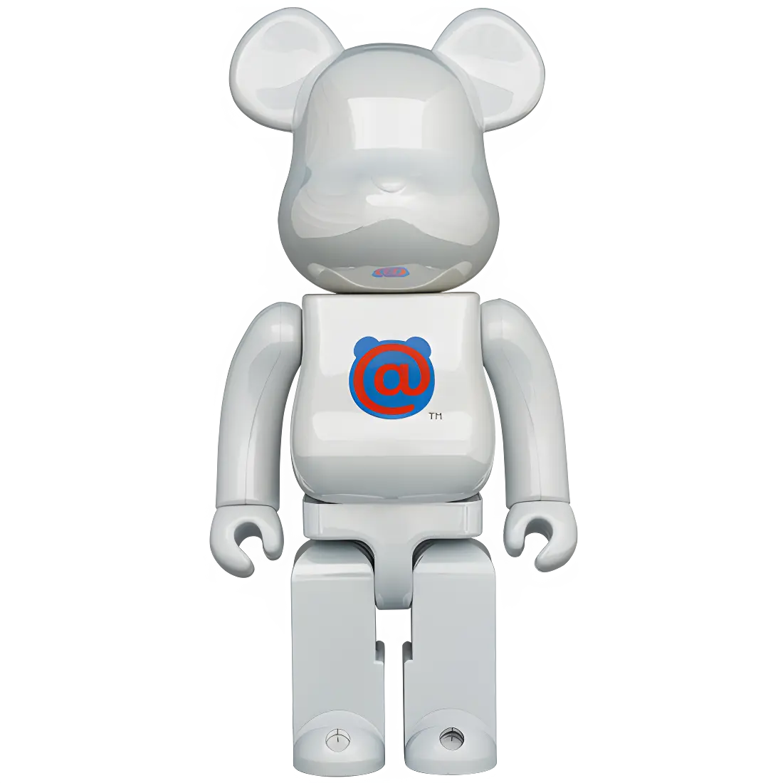 Bearbrick 20th Anniversary 1st Model White Chrome Version 400% Herstellerbild 1