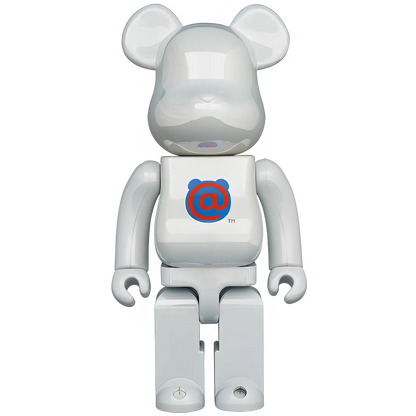 Bearbrick 20th Anniversary 1st Model White Chrome Version 400% Herstellerbild 1