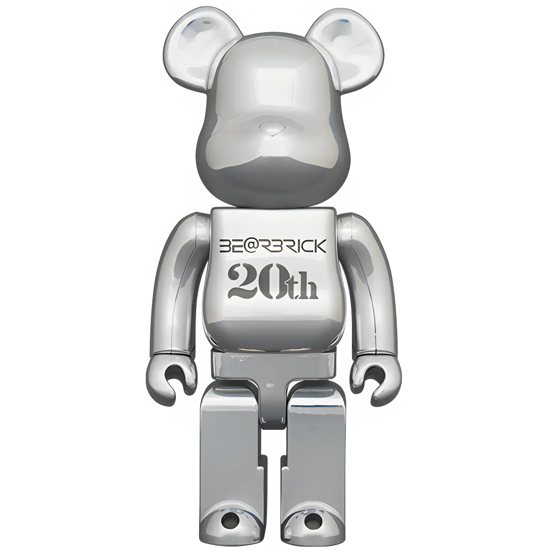 Bearbrick 20th Anniversary Deep Chrome Version 400% Herstellerbild 1