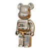 Bearbrick 20th Anniversary Deep Chrome Version 400% schräg