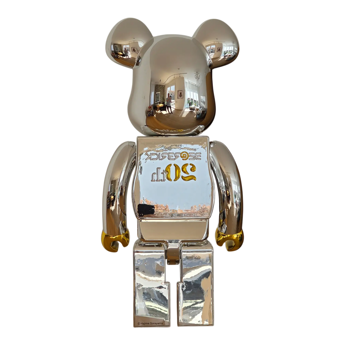 Bearbrick 20th Anniversary Model 1000% Rückseite