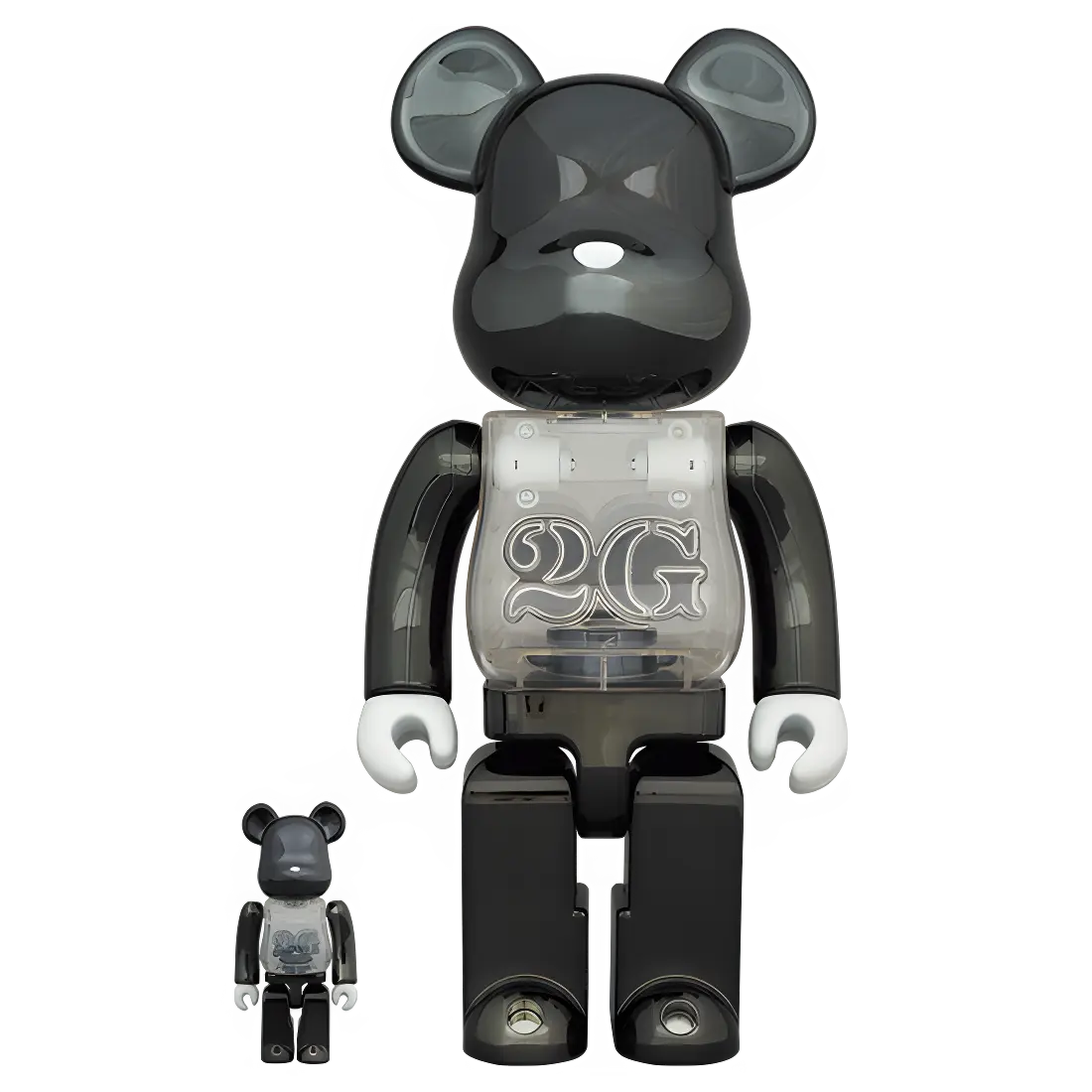 Bearbrick 2G Black Chrome Version 100%+400% Herstellerbild 1