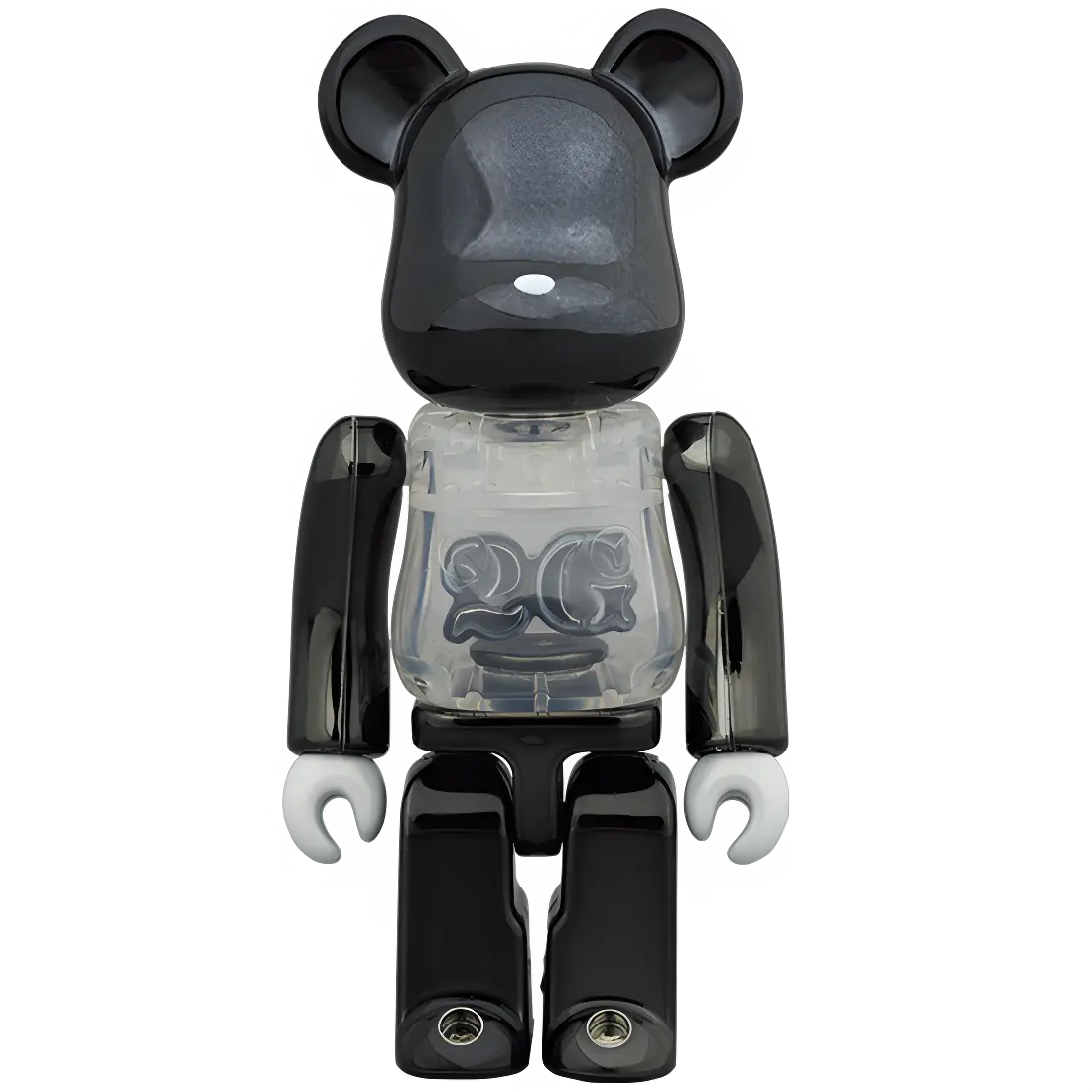 Bearbrick 2G Black Chrome Version 100%+400% Herstellerbild 2