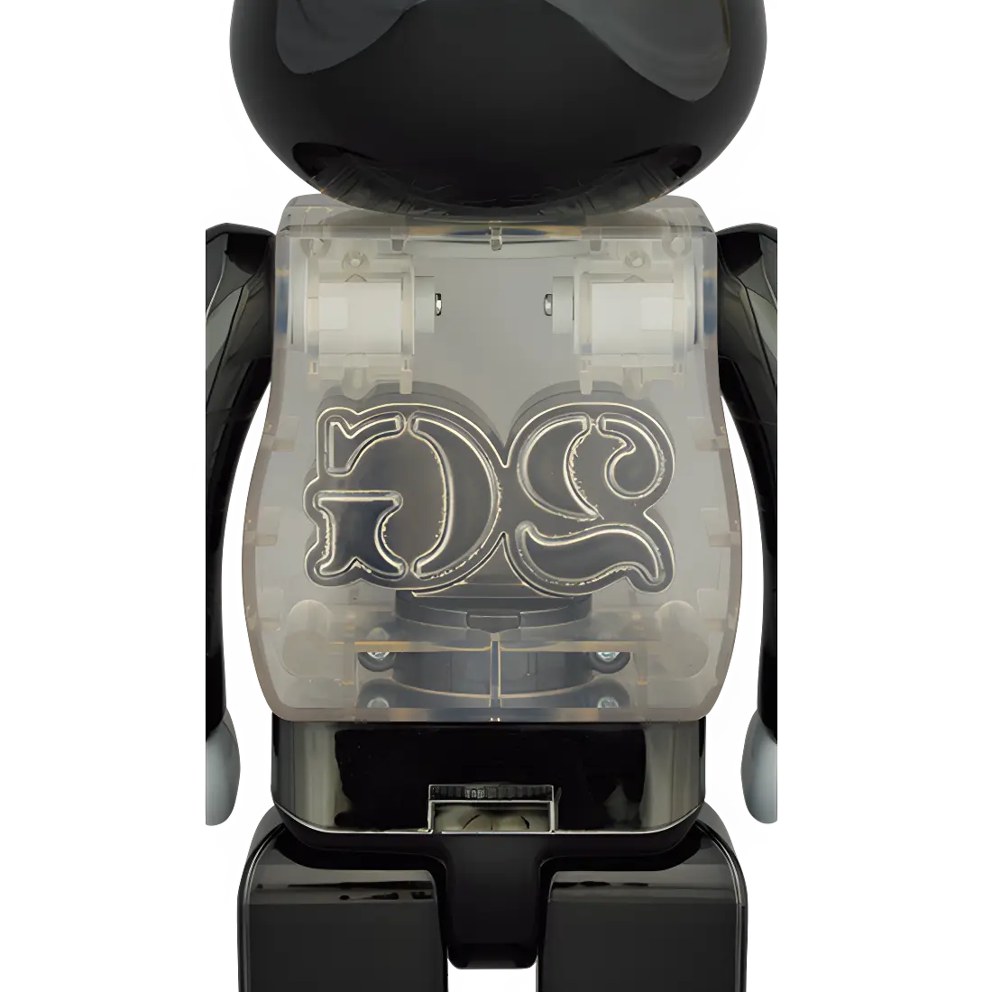 Bearbrick 2G Black Chrome Version 100%+400% Herstellerbild 4