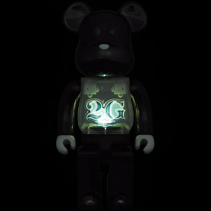 Bearbrick 2G Black Chrome Version 100%+400% Herstellerbild 5