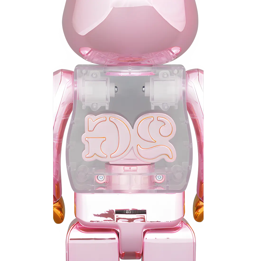 Bearbrick 2G Pink Gold Chrome 100%+400% Herstellerbild 4