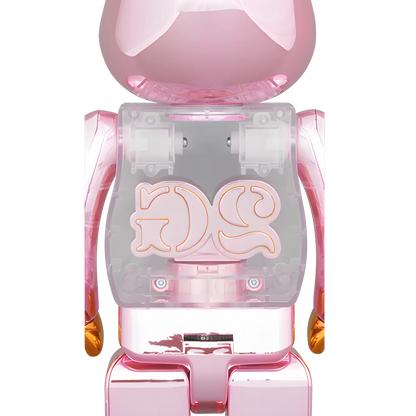 Bearbrick 2G Pink Gold Chrome 100%+400% Herstellerbild 4