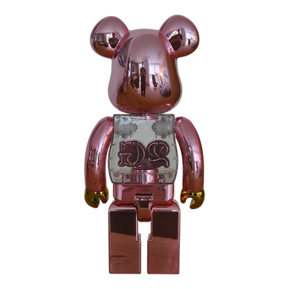 Bearbrick 2G Pink Gold Chrome 100%+400% Rückseite