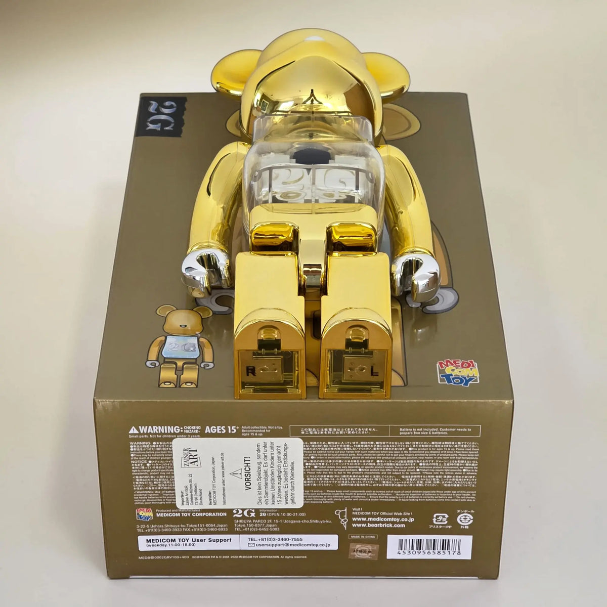 Bearbrick 2G Reverse 100%+400% Echtheitsmerkmale