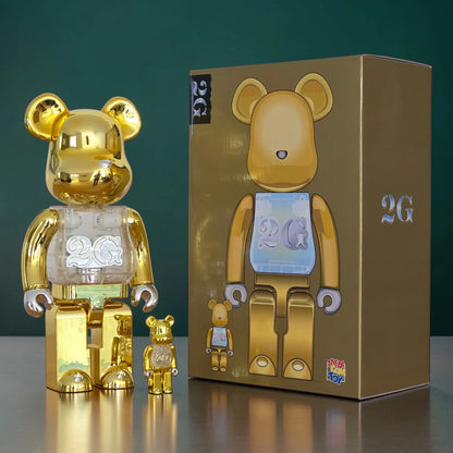 Bearbrick 2G Reverse 100%+400% mit Verpackung