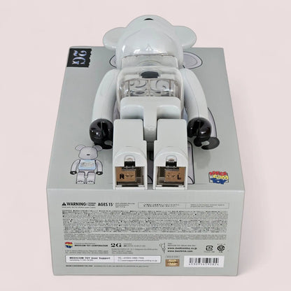 Bearbrick 2G White Chrome Version 100%+400% Echtheitsmerkmale