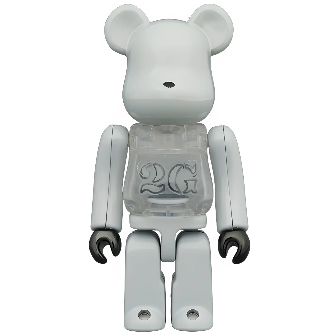 Bearbrick 2G White Chrome Version 100%+400% Herstellerbild 2