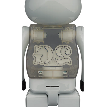 Bearbrick 2G White Chrome Version 100%+400% Herstellerbild 4