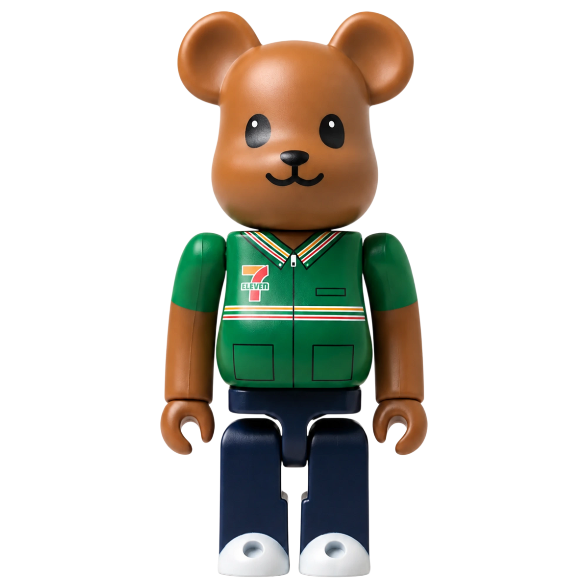 Bearbrick 7-ELEVEN Uniform Green Version 100% KI-Bild