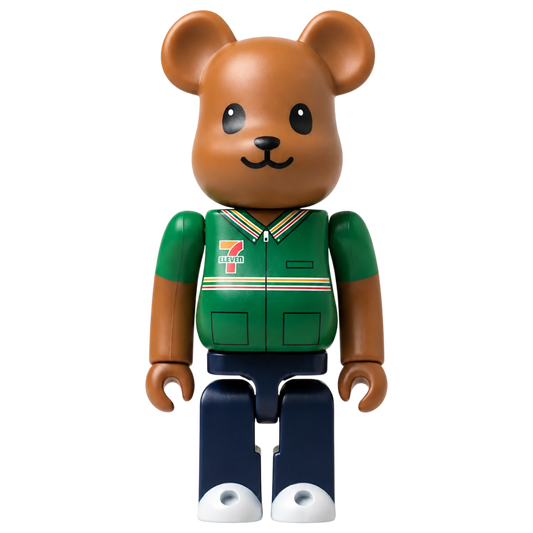 Bearbrick 7-ELEVEN Uniform Green Version 100% KI-Bild