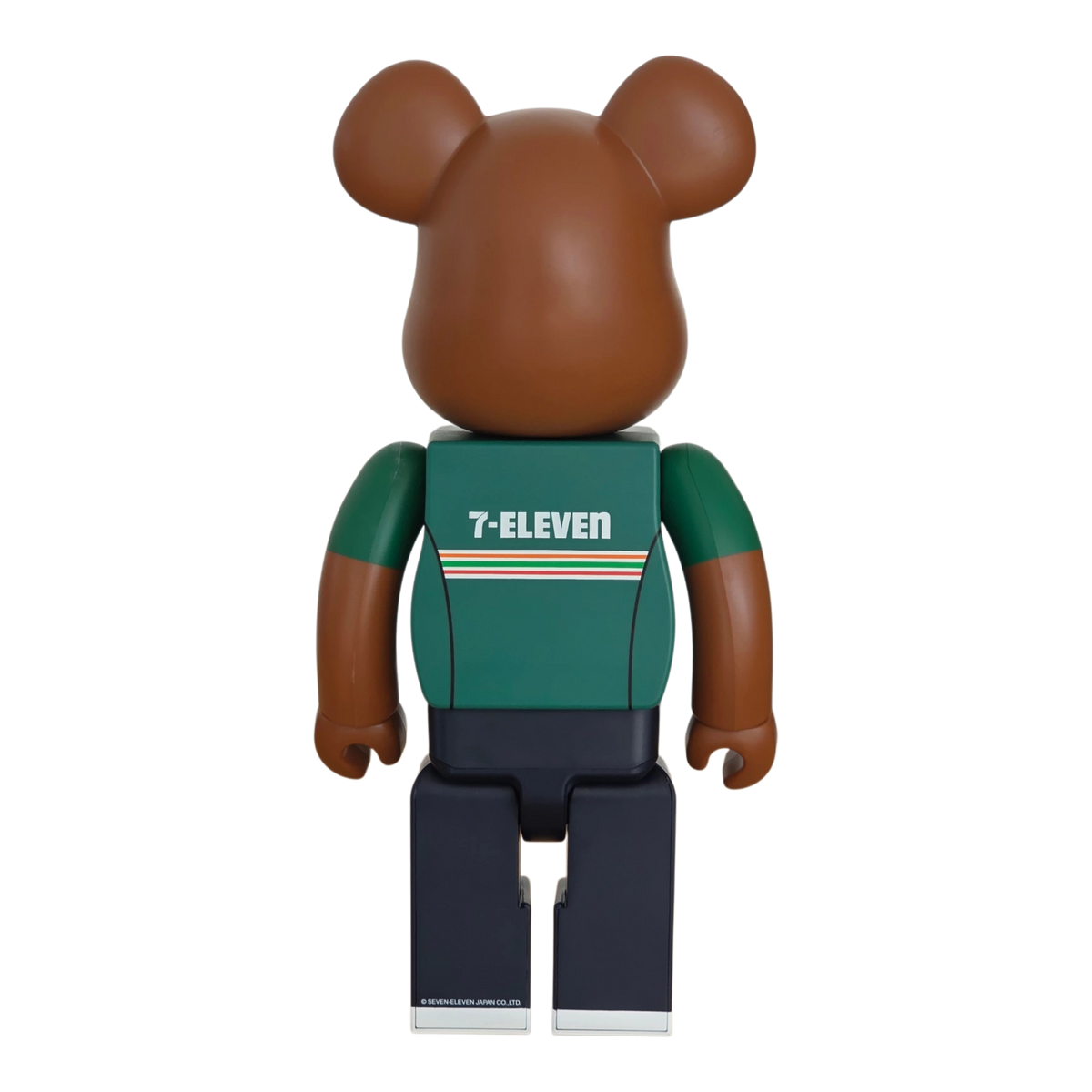 Bearbrick 7-ELEVEN Uniform Green Version 400% Rückseite