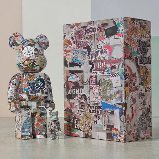 Bearbrick 9090 × S.H.I.P&crew 100%+400% mit Verpackung