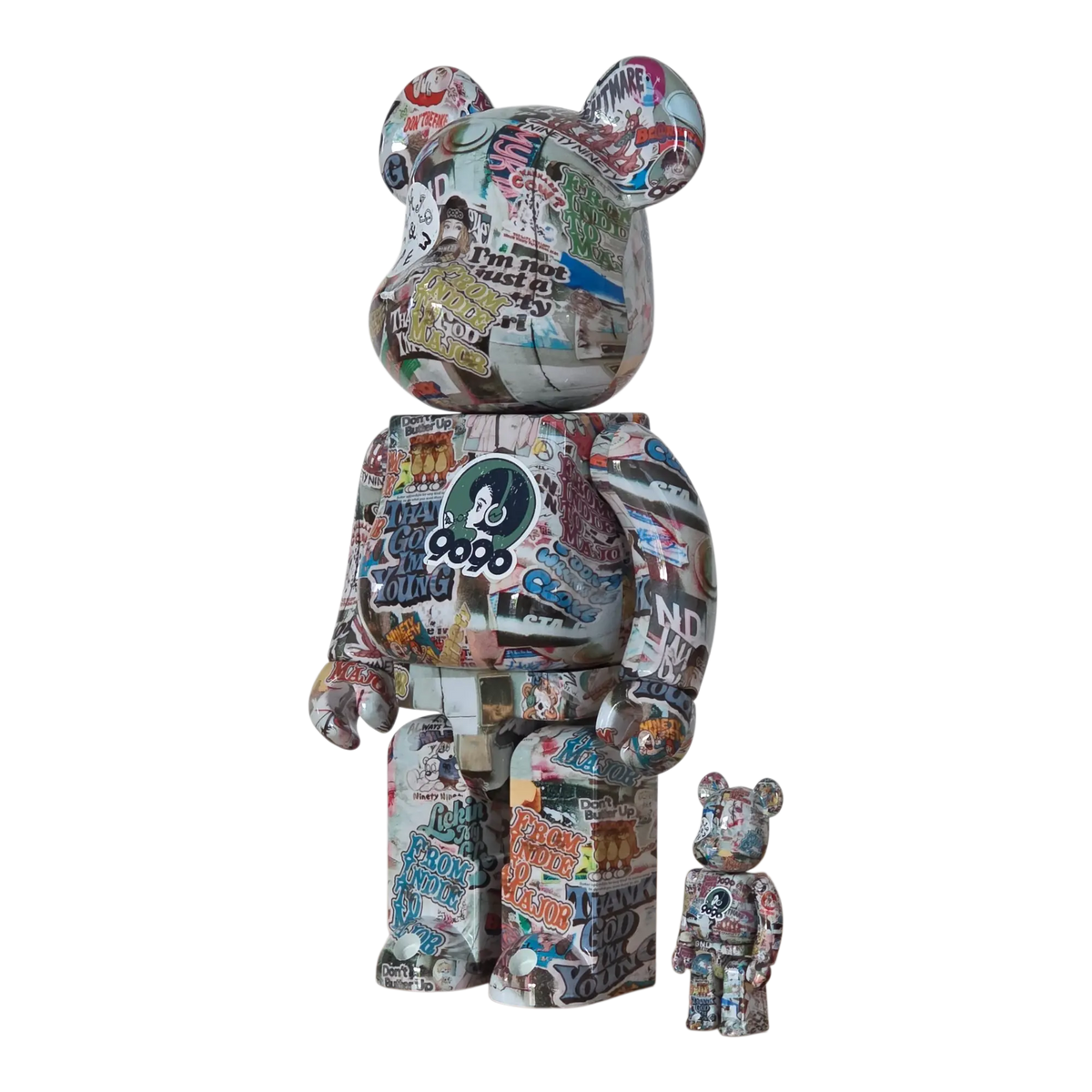 Bearbrick 9090 × S.H.I.P&crew 100%+400% schräg