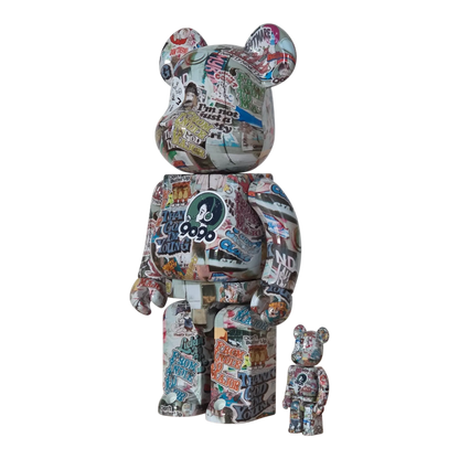 Bearbrick 9090 × S.H.I.P&crew 100%+400% schräg