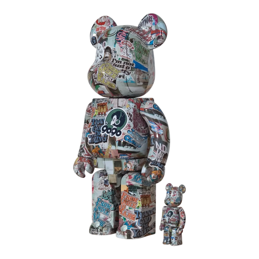 Bearbrick 9090 × S.H.I.P&crew 100%+400% schräg
