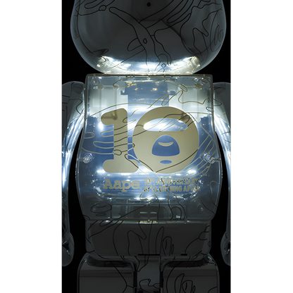 Bearbrick Aape by A BATHING APE® 10th Anniversary 1000% Herstellerbild 3