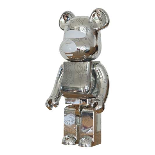 Bearbrick Aape by A BATHING APE® 10th Anniversary 1000% schräg