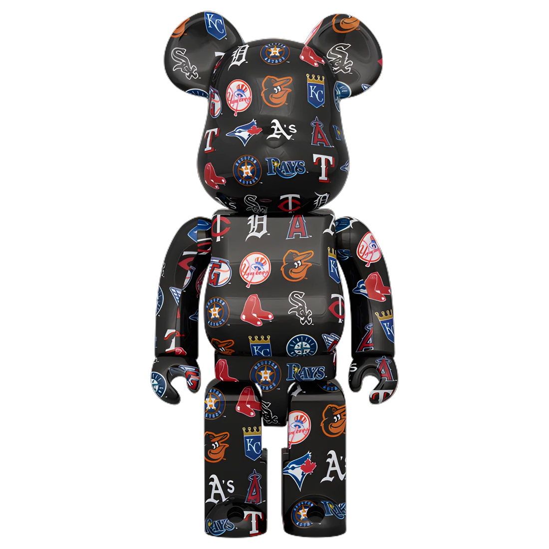 Bearbrick American League Black Version [MLB] 100%+400% Herstellerbild 3