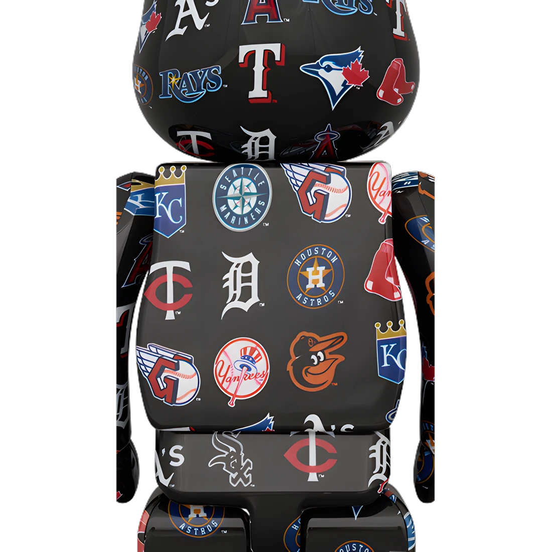 Bearbrick American League Black Version [MLB] 100%+400% Herstellerbild 4
