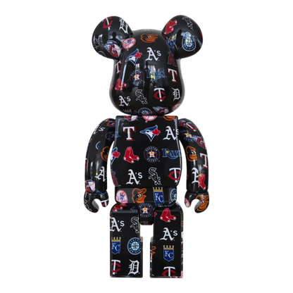 Bearbrick American League Black Version [MLB] 100%+400% Rückseite