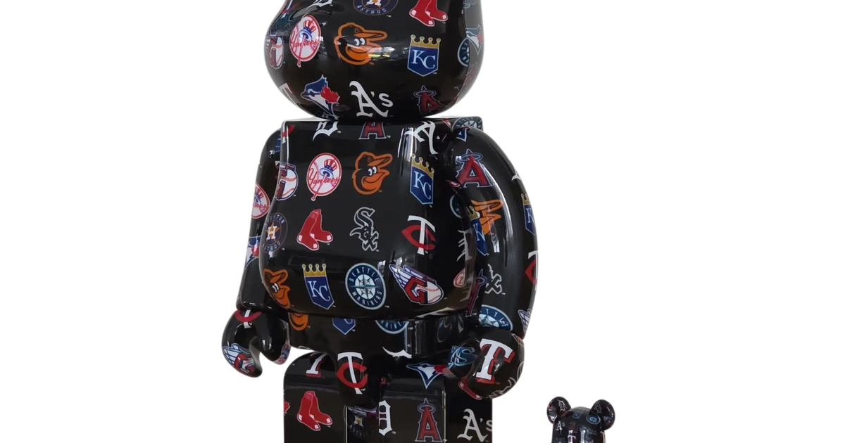 BE@RBRICK American League Black Version 100%+400% | MyBearBrick.de