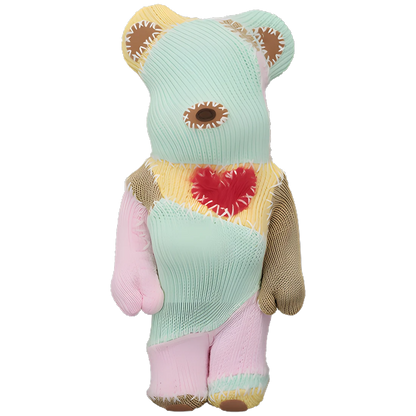 Bearbrick amok KNIT 400% Herstellerbild 1