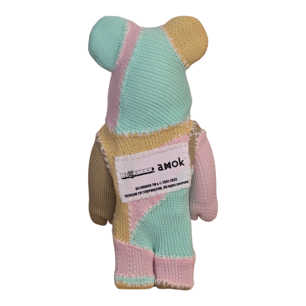 Bearbrick amok KNIT 400% Rückseite