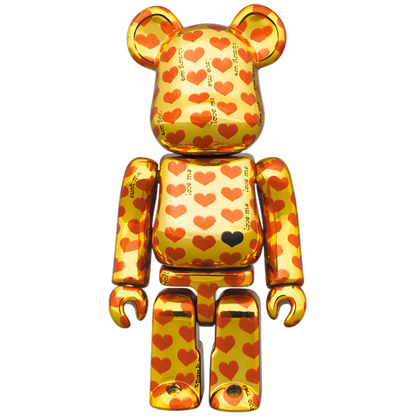 Bearbrick Amplifier® Gold Heart 100%+400% Herstellerbild 2