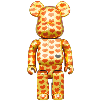 Bearbrick Amplifier® Gold Heart 100%+400% Herstellerbild 3