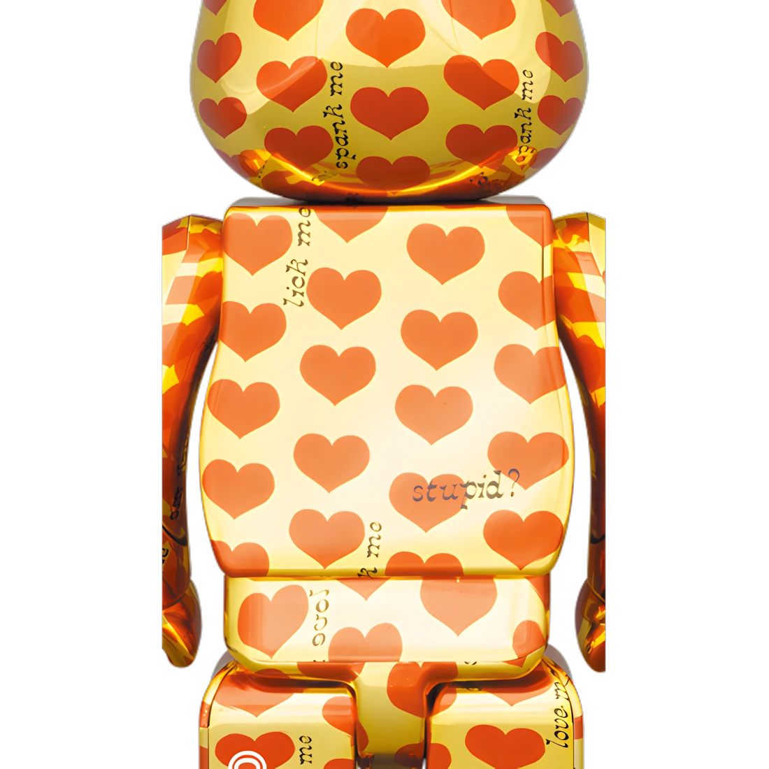 Bearbrick Amplifier® Gold Heart 100%+400% Herstellerbild 4