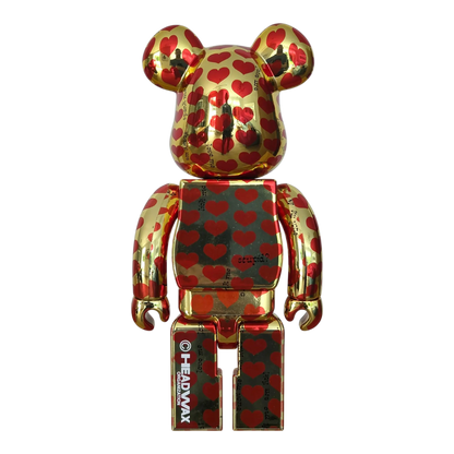 Bearbrick Amplifier® Gold Heart 100%+400% Rückseite