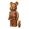 Bearbrick Amplifier® Gold Heart 100%+400% schräg
