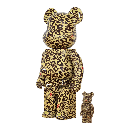 Bearbrick Amplifier® Leopard Print 100%+400% schräg