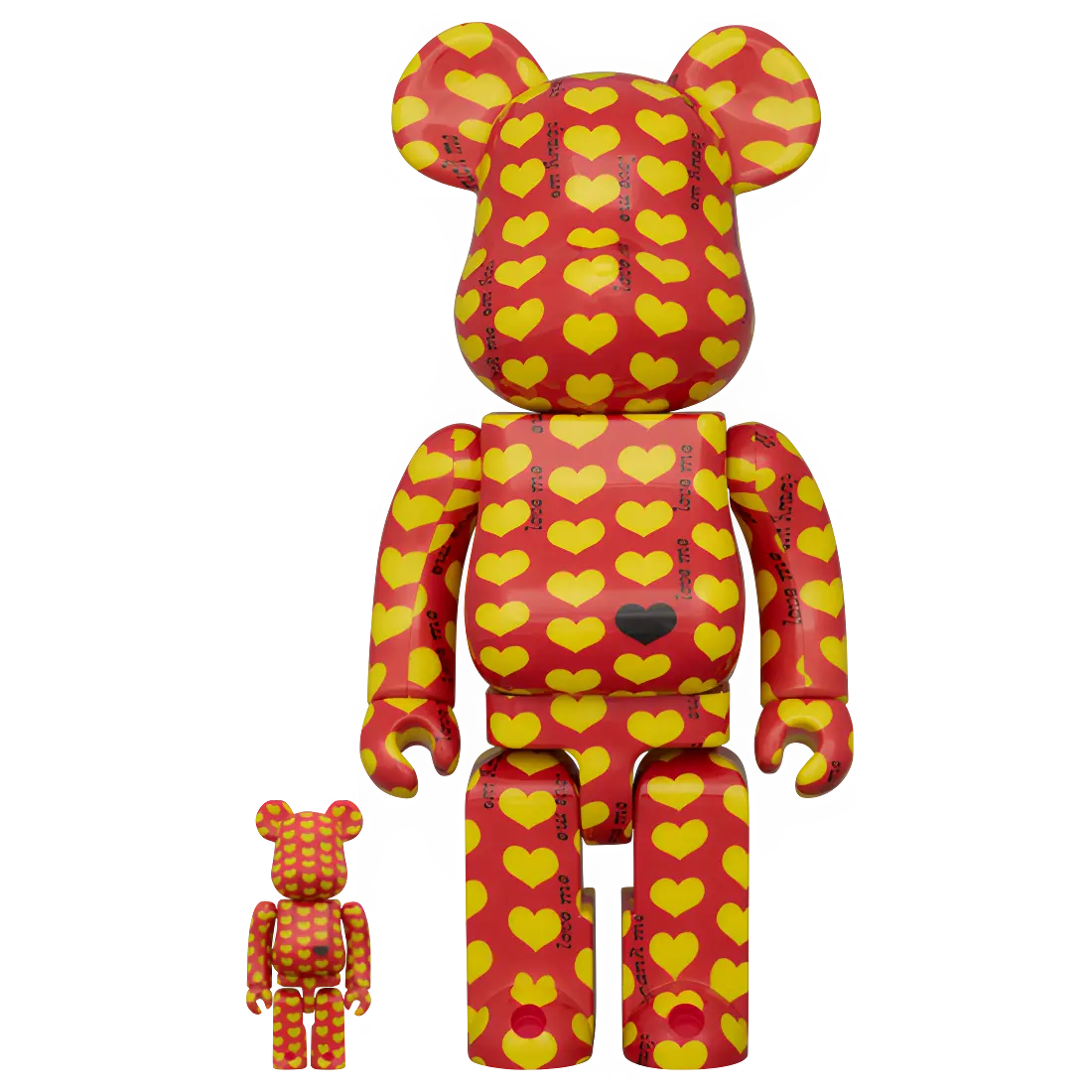 Bearbrick Amplifier Yellow Heart Reverse Version 100%+400% Herstellerbild 1