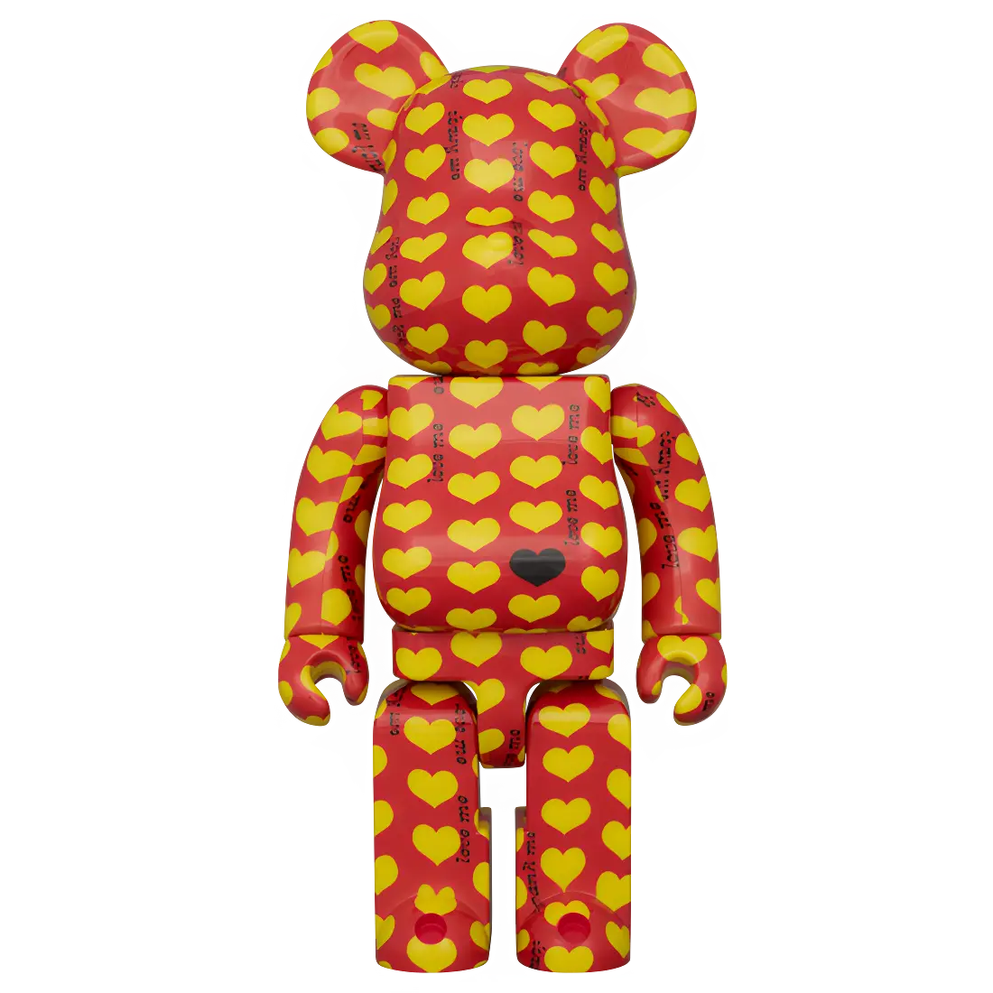 Bearbrick Amplifier Yellow Heart Reverse Version 100%+400% Herstellerbild 3