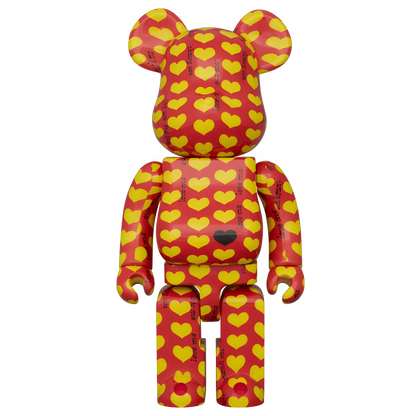 Bearbrick Amplifier Yellow Heart Reverse Version 100%+400% Herstellerbild 3